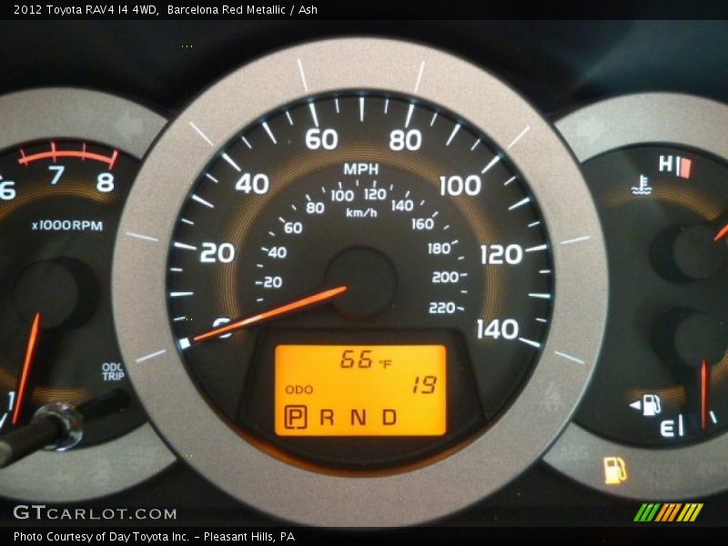 Barcelona Red Metallic / Ash 2012 Toyota RAV4 I4 4WD
