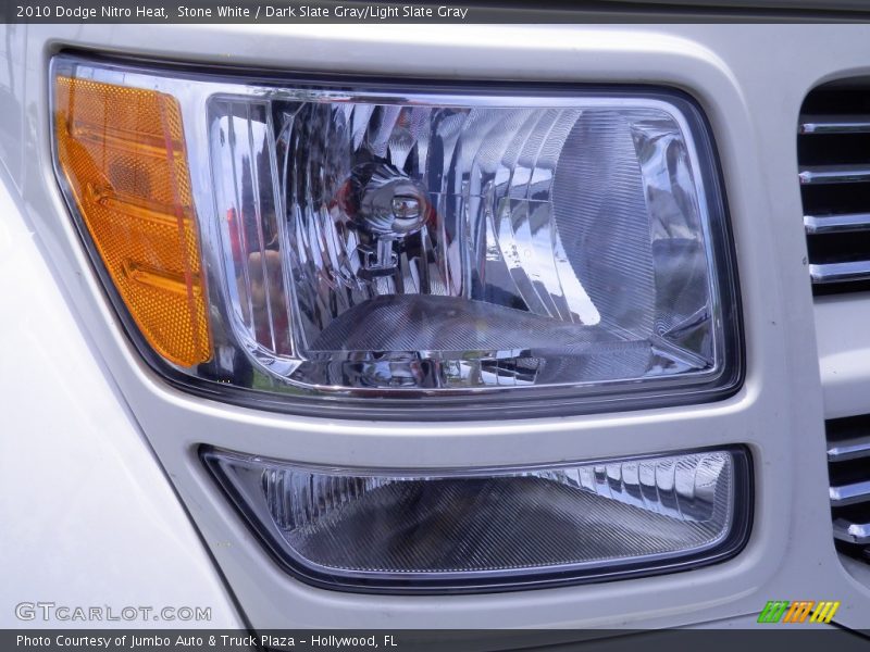 Stone White / Dark Slate Gray/Light Slate Gray 2010 Dodge Nitro Heat