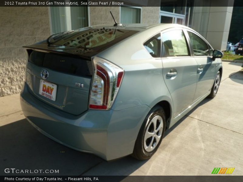 Sea Glass Pearl / Bisque 2012 Toyota Prius 3rd Gen Three Hybrid