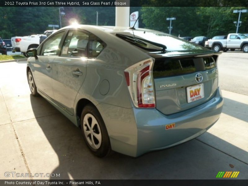 Sea Glass Pearl / Bisque 2012 Toyota Prius 3rd Gen Three Hybrid