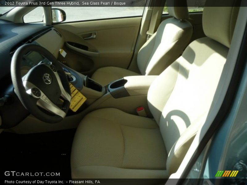 Sea Glass Pearl / Bisque 2012 Toyota Prius 3rd Gen Three Hybrid