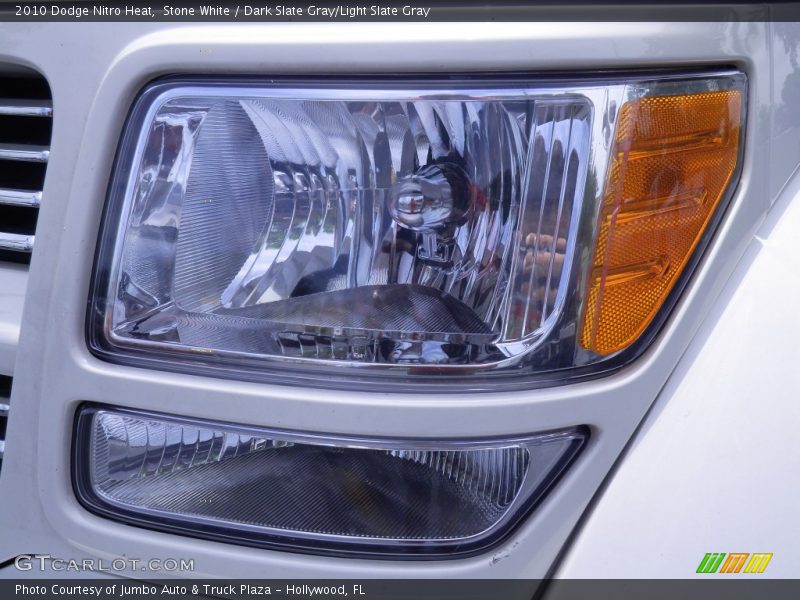 Stone White / Dark Slate Gray/Light Slate Gray 2010 Dodge Nitro Heat