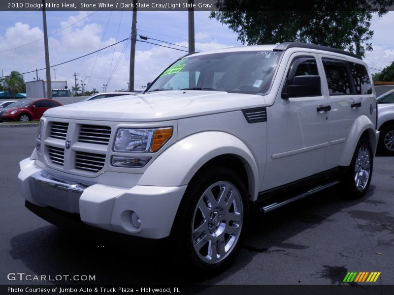 Stone White / Dark Slate Gray/Light Slate Gray 2010 Dodge Nitro Heat