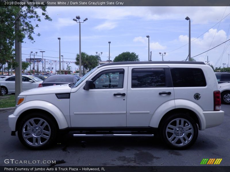 Stone White / Dark Slate Gray/Light Slate Gray 2010 Dodge Nitro Heat