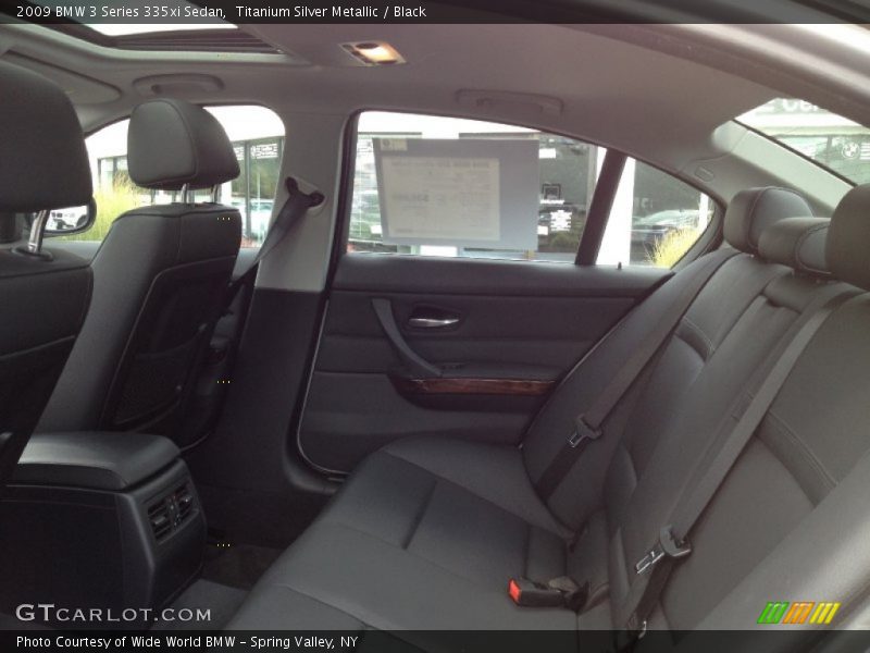 Titanium Silver Metallic / Black 2009 BMW 3 Series 335xi Sedan