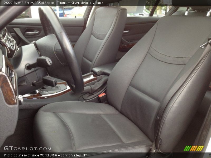 Titanium Silver Metallic / Black 2009 BMW 3 Series 335xi Sedan