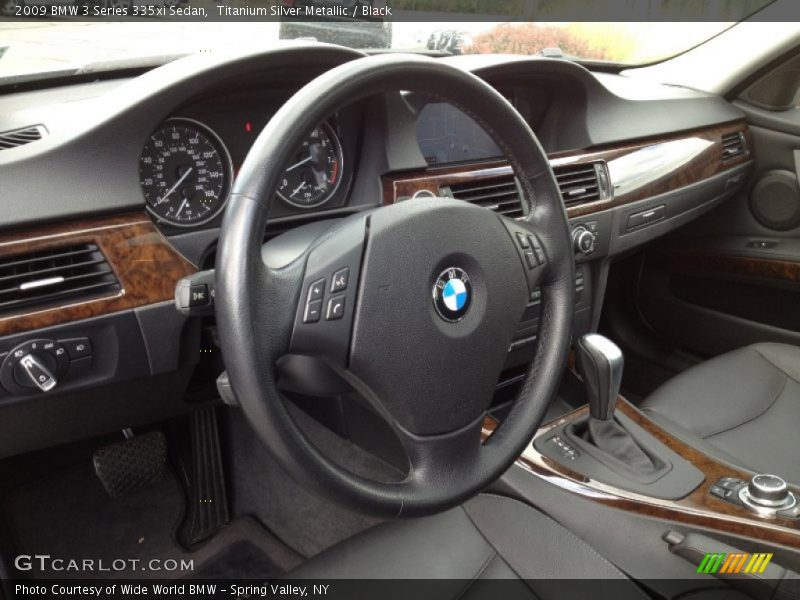 Titanium Silver Metallic / Black 2009 BMW 3 Series 335xi Sedan