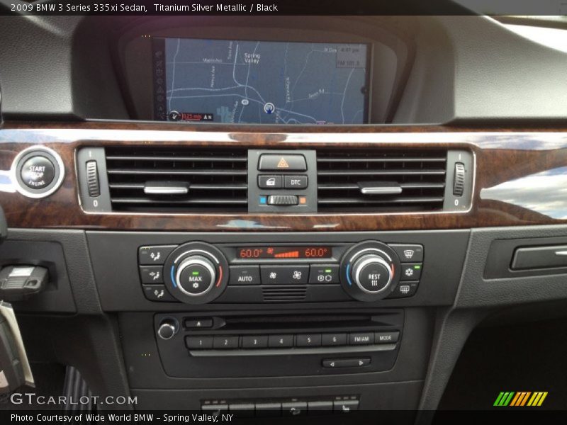 Titanium Silver Metallic / Black 2009 BMW 3 Series 335xi Sedan