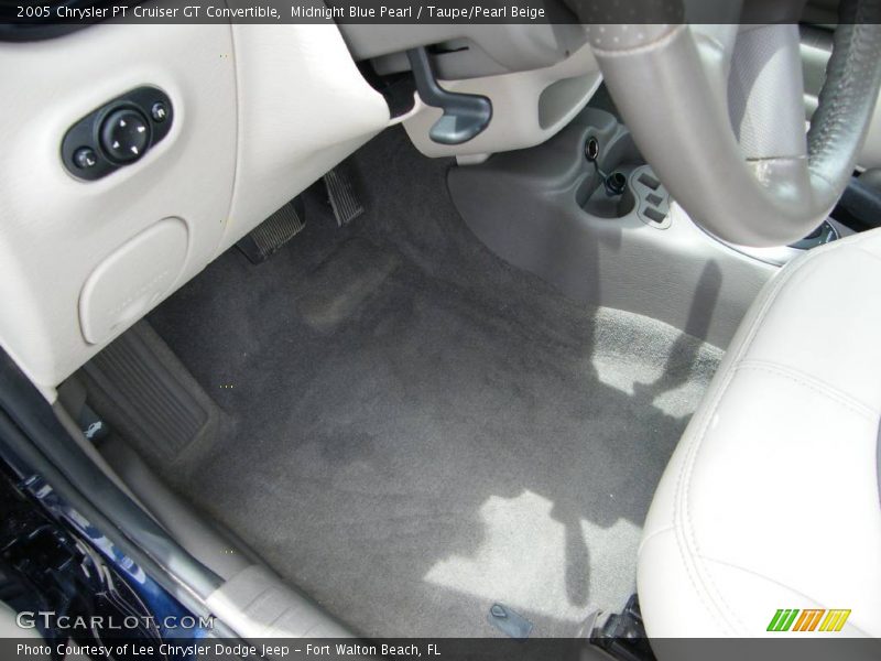 Midnight Blue Pearl / Taupe/Pearl Beige 2005 Chrysler PT Cruiser GT Convertible