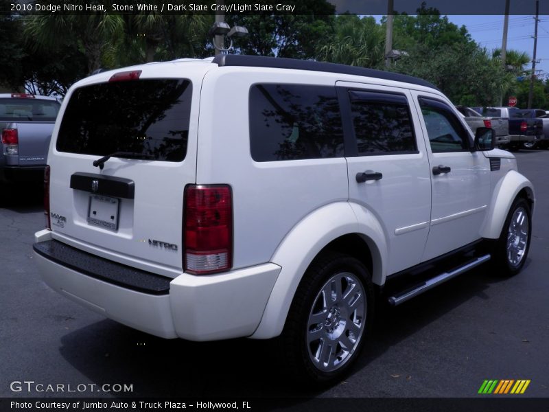 Stone White / Dark Slate Gray/Light Slate Gray 2010 Dodge Nitro Heat