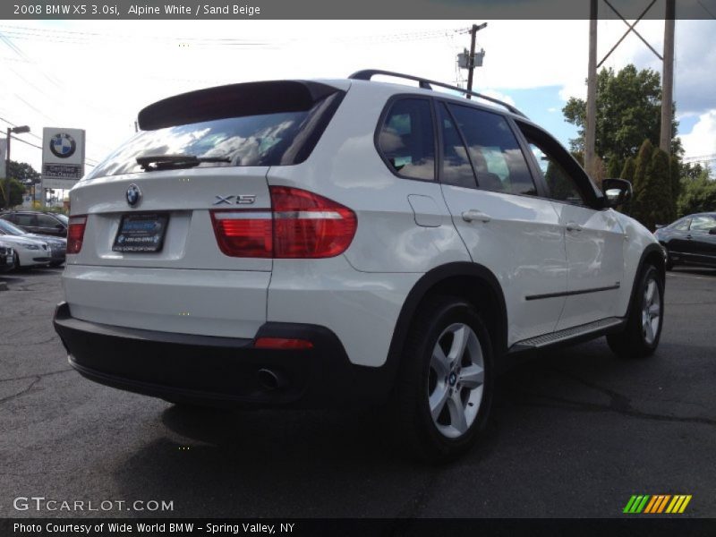 Alpine White / Sand Beige 2008 BMW X5 3.0si
