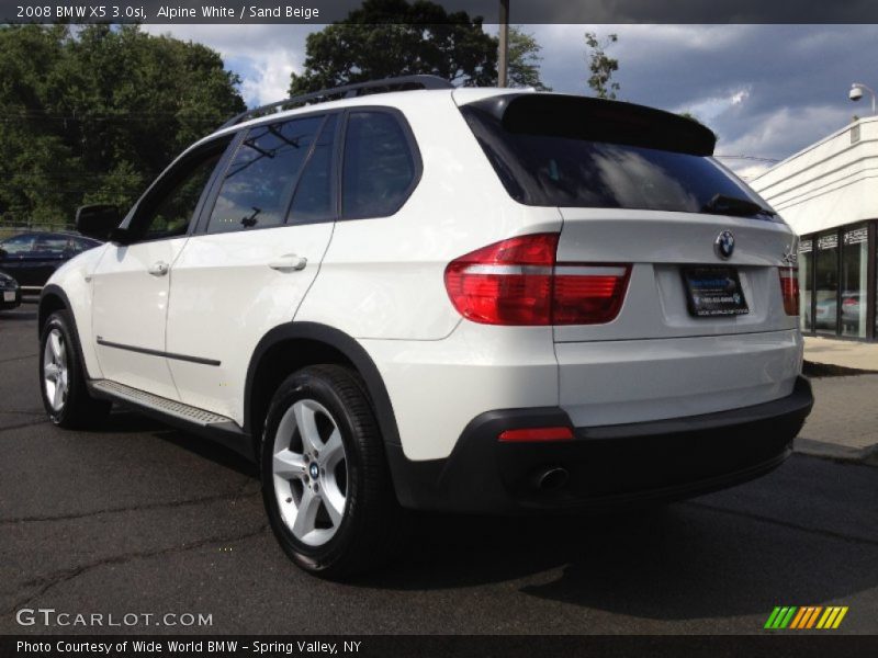Alpine White / Sand Beige 2008 BMW X5 3.0si
