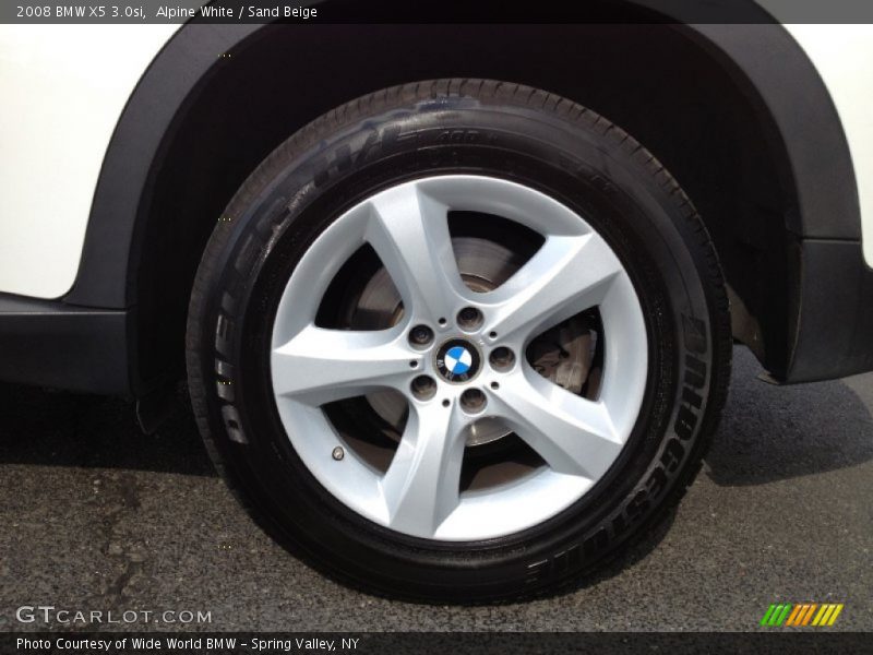 Alpine White / Sand Beige 2008 BMW X5 3.0si