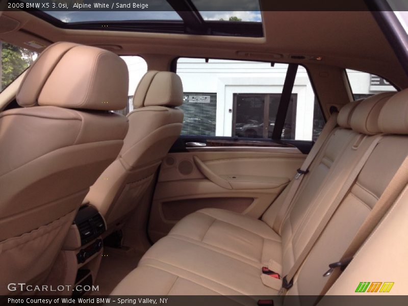 Alpine White / Sand Beige 2008 BMW X5 3.0si