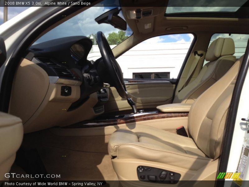 Alpine White / Sand Beige 2008 BMW X5 3.0si