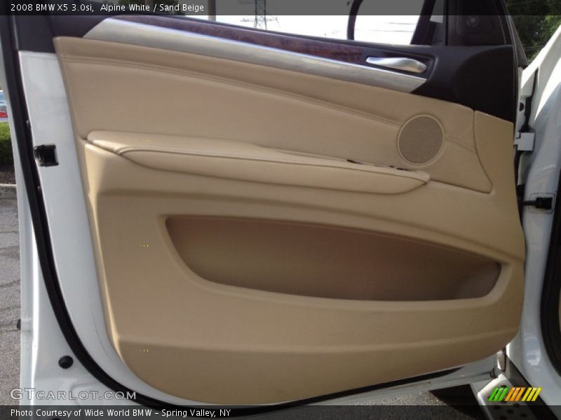 Alpine White / Sand Beige 2008 BMW X5 3.0si