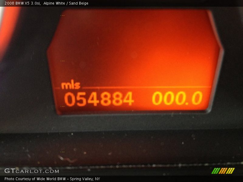 Alpine White / Sand Beige 2008 BMW X5 3.0si