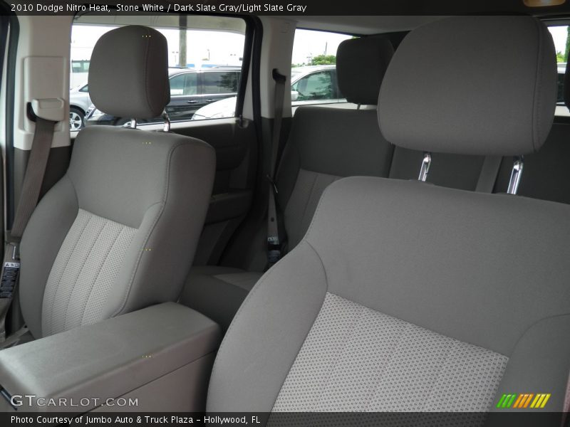 Stone White / Dark Slate Gray/Light Slate Gray 2010 Dodge Nitro Heat