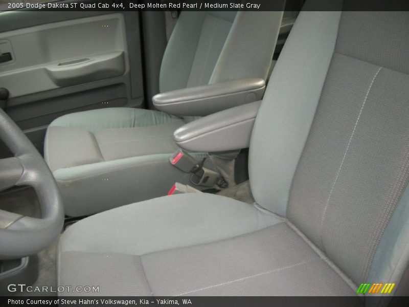 Deep Molten Red Pearl / Medium Slate Gray 2005 Dodge Dakota ST Quad Cab 4x4