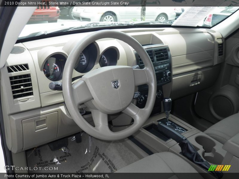 Stone White / Dark Slate Gray/Light Slate Gray 2010 Dodge Nitro Heat