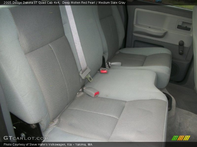 Deep Molten Red Pearl / Medium Slate Gray 2005 Dodge Dakota ST Quad Cab 4x4