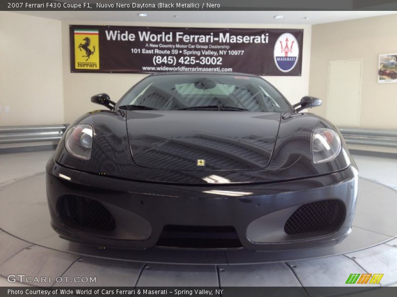 Nuovo Nero Daytona (Black Metallic) / Nero 2007 Ferrari F430 Coupe F1