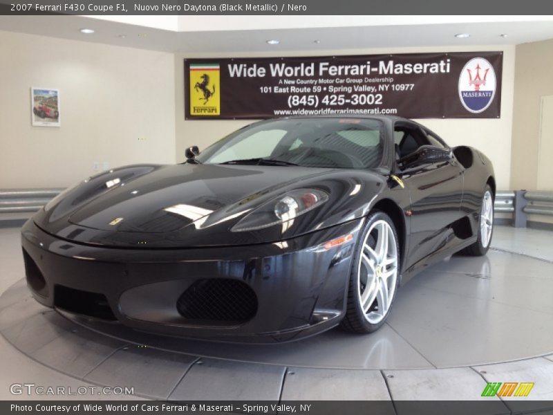 Nuovo Nero Daytona (Black Metallic) / Nero 2007 Ferrari F430 Coupe F1