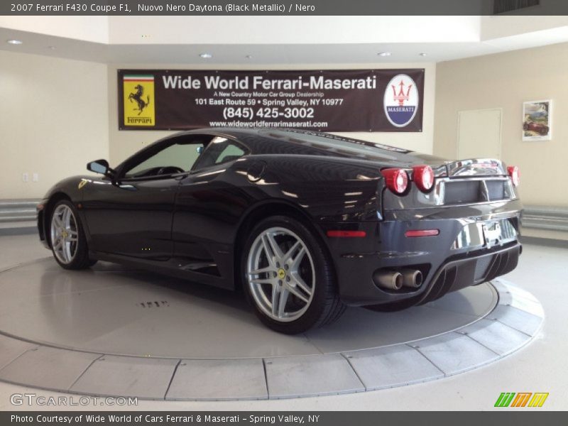 Nuovo Nero Daytona (Black Metallic) / Nero 2007 Ferrari F430 Coupe F1