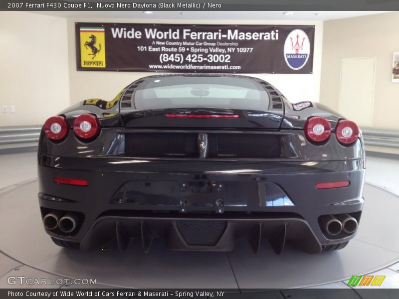 Nuovo Nero Daytona (Black Metallic) / Nero 2007 Ferrari F430 Coupe F1