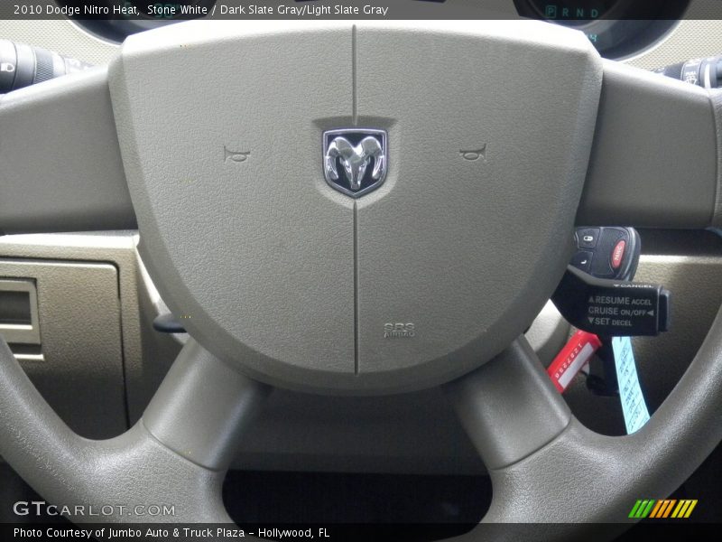 Stone White / Dark Slate Gray/Light Slate Gray 2010 Dodge Nitro Heat