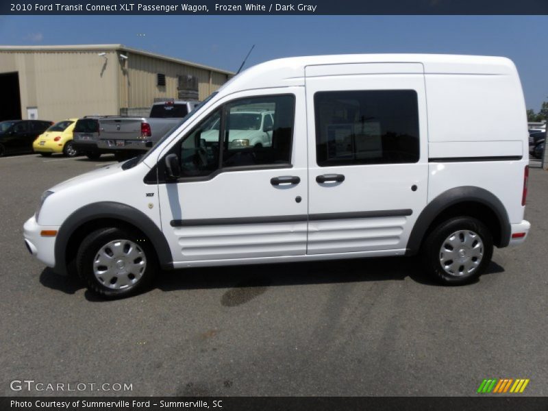 Frozen White / Dark Gray 2010 Ford Transit Connect XLT Passenger Wagon