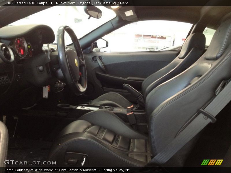 Front Seat of 2007 F430 Coupe F1