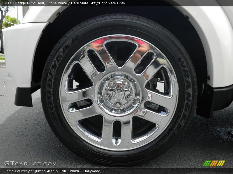Stone White / Dark Slate Gray/Light Slate Gray 2010 Dodge Nitro Heat