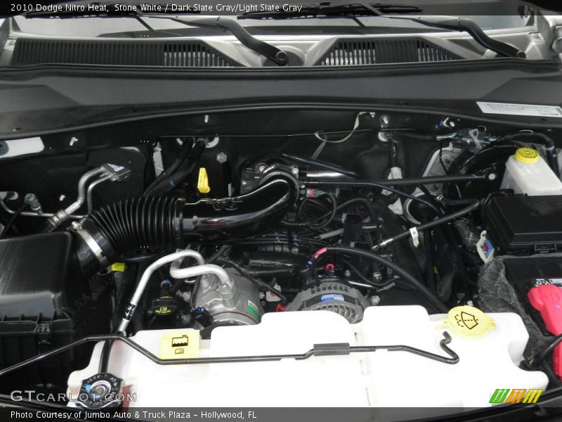 Stone White / Dark Slate Gray/Light Slate Gray 2010 Dodge Nitro Heat