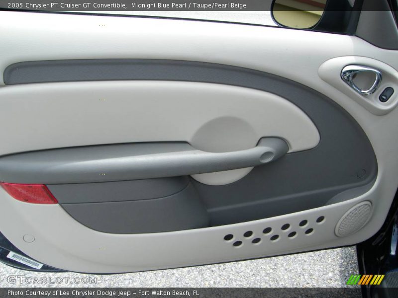 Midnight Blue Pearl / Taupe/Pearl Beige 2005 Chrysler PT Cruiser GT Convertible
