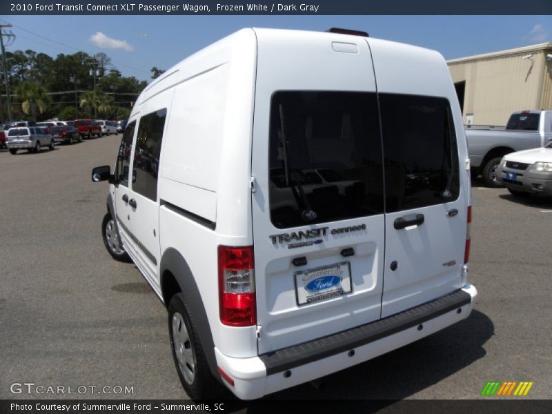 Frozen White / Dark Gray 2010 Ford Transit Connect XLT Passenger Wagon
