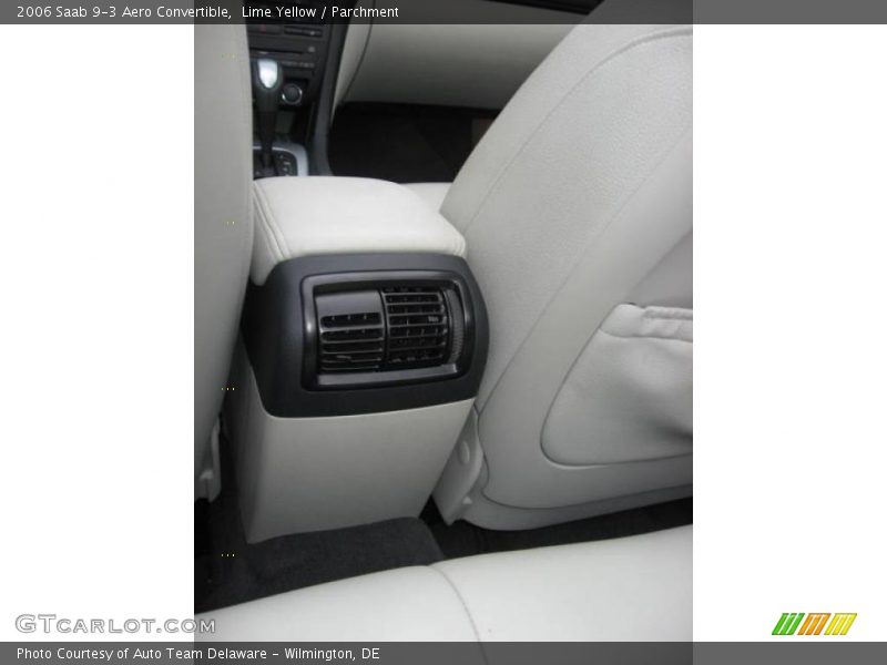 Lime Yellow / Parchment 2006 Saab 9-3 Aero Convertible