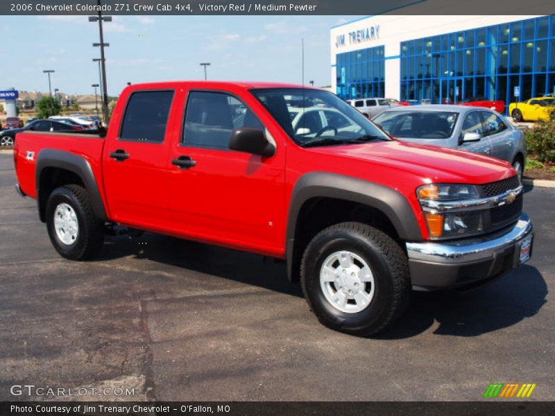 Victory Red / Medium Pewter 2006 Chevrolet Colorado Z71 Crew Cab 4x4