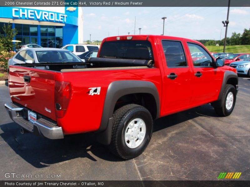 Victory Red / Medium Pewter 2006 Chevrolet Colorado Z71 Crew Cab 4x4