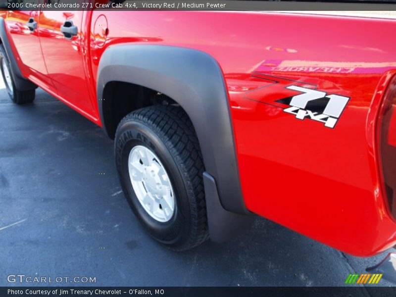 Victory Red / Medium Pewter 2006 Chevrolet Colorado Z71 Crew Cab 4x4