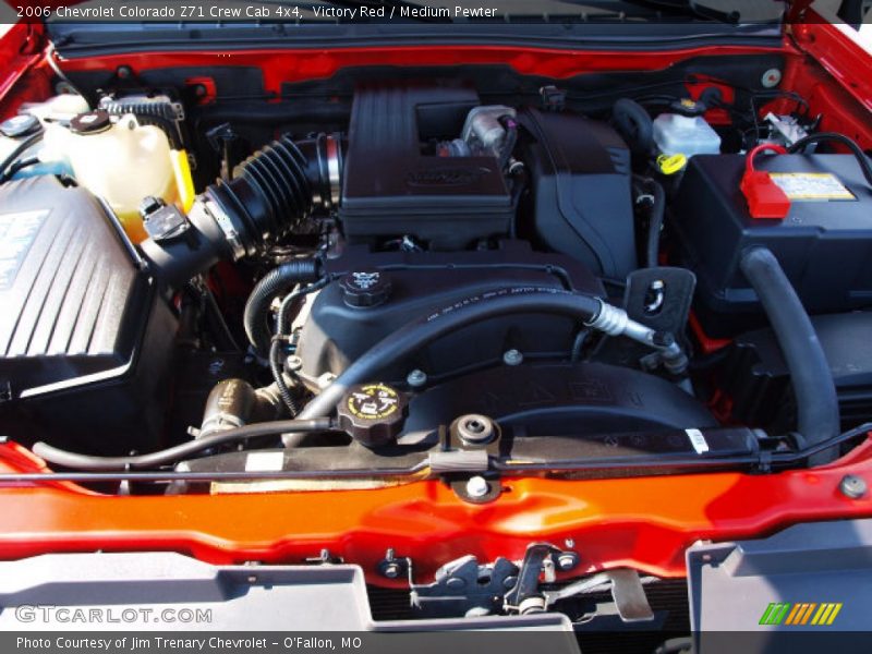Victory Red / Medium Pewter 2006 Chevrolet Colorado Z71 Crew Cab 4x4