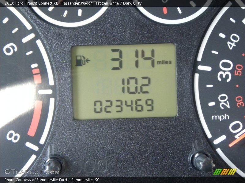 Frozen White / Dark Gray 2010 Ford Transit Connect XLT Passenger Wagon