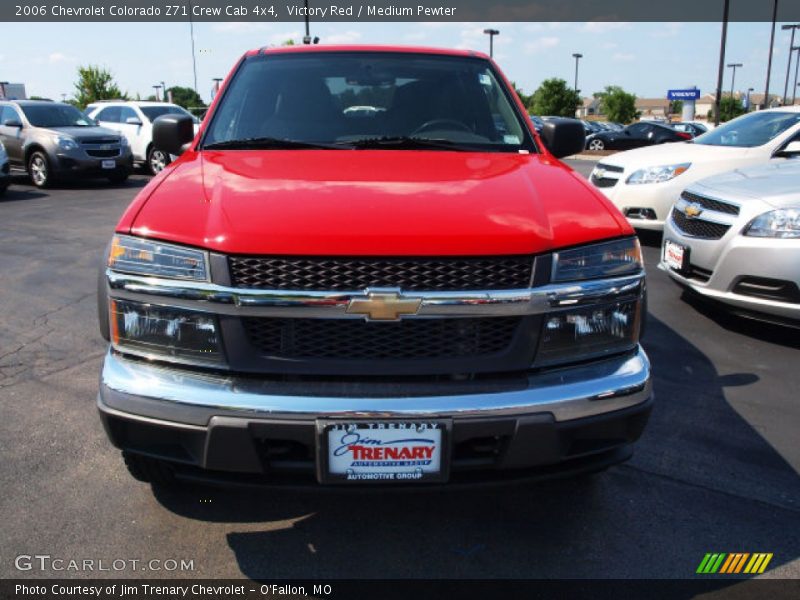 Victory Red / Medium Pewter 2006 Chevrolet Colorado Z71 Crew Cab 4x4