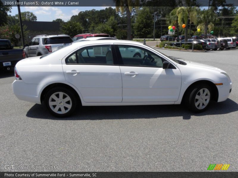 Oxford White / Camel 2006 Ford Fusion S