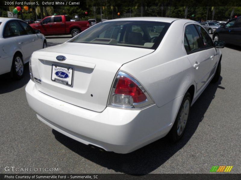 Oxford White / Camel 2006 Ford Fusion S