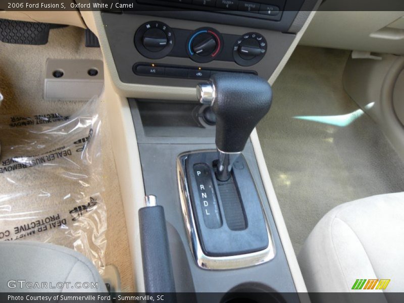 Oxford White / Camel 2006 Ford Fusion S
