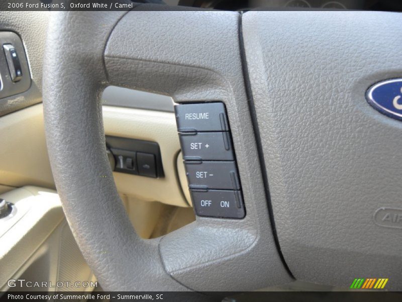 Oxford White / Camel 2006 Ford Fusion S