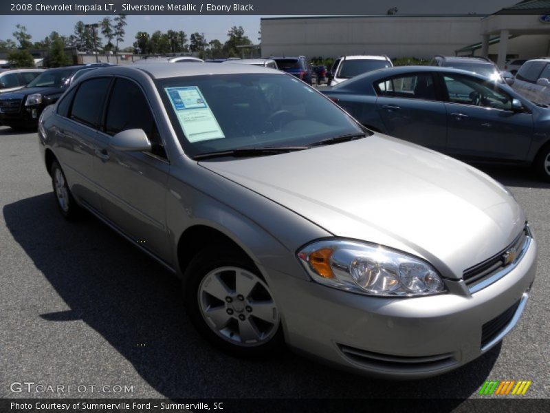 Silverstone Metallic / Ebony Black 2008 Chevrolet Impala LT