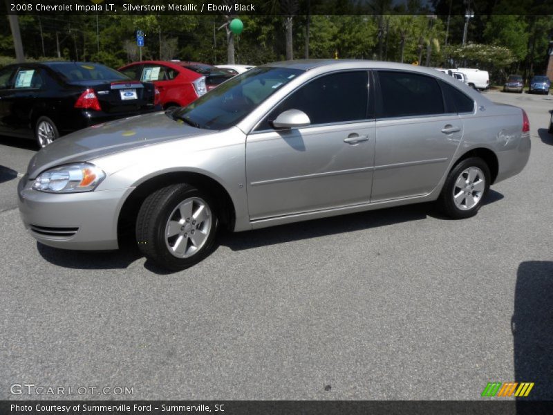 Silverstone Metallic / Ebony Black 2008 Chevrolet Impala LT