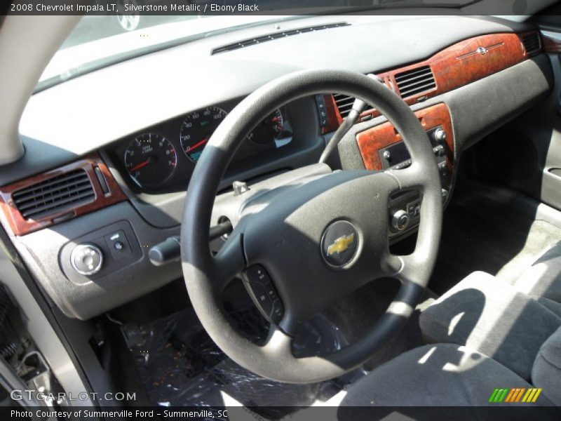 Silverstone Metallic / Ebony Black 2008 Chevrolet Impala LT